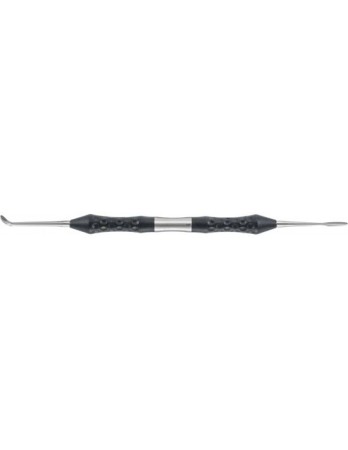 Instrumentar și accesorii AESCULAP - Disector periodontal, gama Ergoperio, curb, drept, dubla terminatie