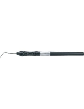 Instrumentar diagnosticare dentară - Explorator dentar, varf angulat, Nr 17, flexibil, maner octogonal