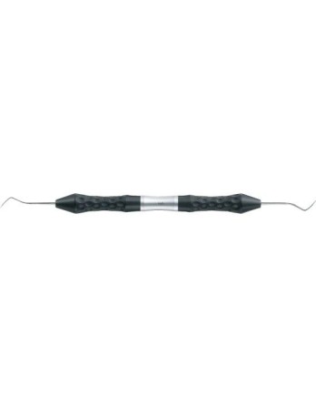 Instrumentar diagnosticare dentară - Explorator dentar WESTON, varf curbat, dubla terminatie, flexibil, maner octogonal