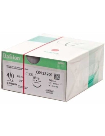 Consumabile B Braun - Fire sutura DAFILON BLUE 4/0, cutie 12 fire