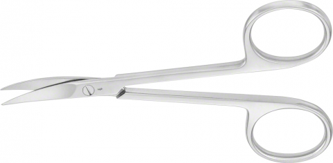Instrumentar chirurgie dentară - Foarfecă, delicată, curbă, lungime 120mm