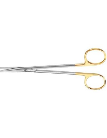 Instrumentar și accesorii AESCULAP - Foarfeca disectie Metzenbaum, insertii tungsten, curba, lungime 145 mm