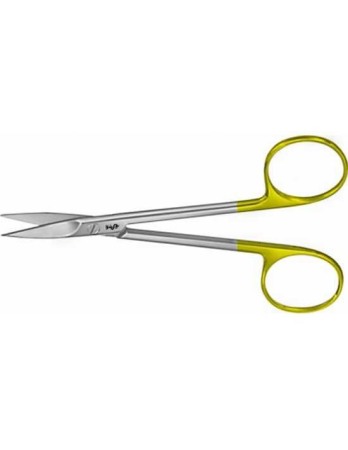 Instrumentar chirurgie dentară - Foarfeca, insertii Tungsten, dreapta, 120 mm