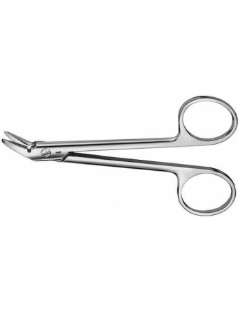 Instrumentar proteză dentară - Foarfeca universala pentru sarma, angulata