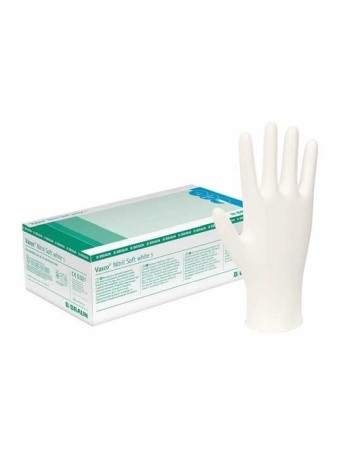 Mănuși examinare - Mănusi de examinare Vasco Nitril Soft White 200 buc/cutie