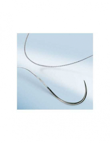 Fire sutură resorbabile multifilament - Novosyn Quick Undyed - fir sutura resorbabil, transparent, 6/0 USP