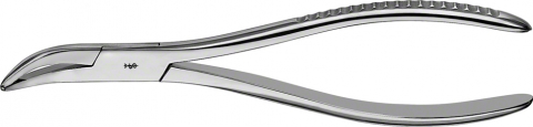 Instrumentar chirurgie dentară - Pensa extractie fragmente de radacini WITZEL, puternic curba, lungime 165mm