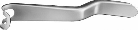 Instrumentar și accesorii AESCULAP - Retractor obraz Minnesota, dimensiune 20x22mm, lungime 160mm