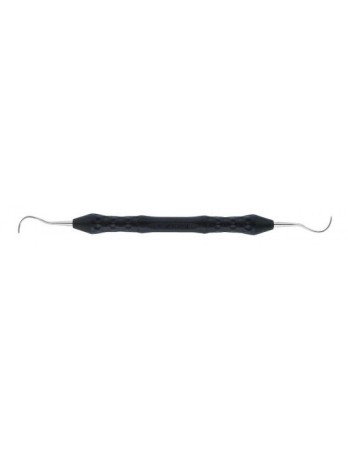 Instrumentar și accesorii AESCULAP - Scarificator McCall, gama Ergoperio, pentru premolar, marime 17S/18S, curbat, negru, 165 mm