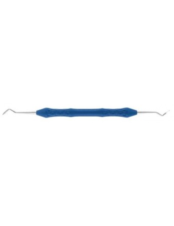 Instrumentar și accesorii AESCULAP - Scarificator McCall, gama Ergoperio, pentru premolar mezial/distal, marime 13s/14s, albastru, maner ergonomic