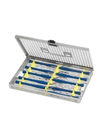 Instrumentar implantologie dentară - Set instrumentar condensatoare de os pentru Implantologie Stomatologica