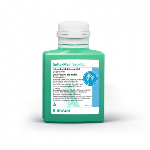 Curățarea și dezinfecția mâinilor - SOFTAMAN VISCORUB 1000 ML COLAPSABIL