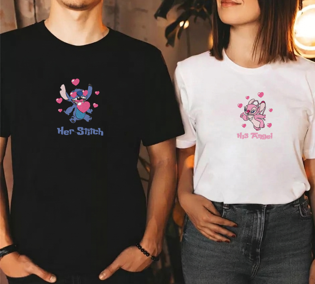 Cuplu purtând seturi premium Shop Raven