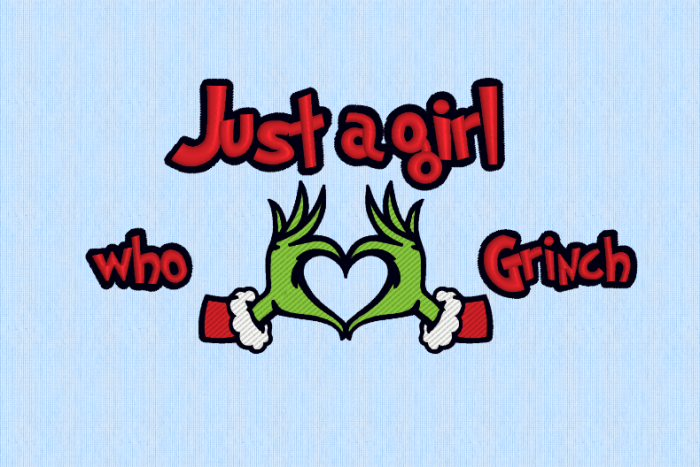 Bluza Just Girl Grinch Brodat [4]