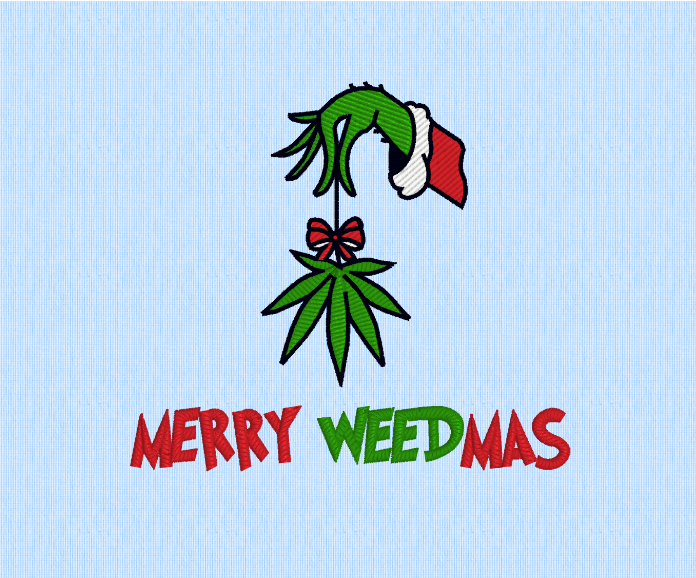 Bluza MerryWeedMas Brodat [5]