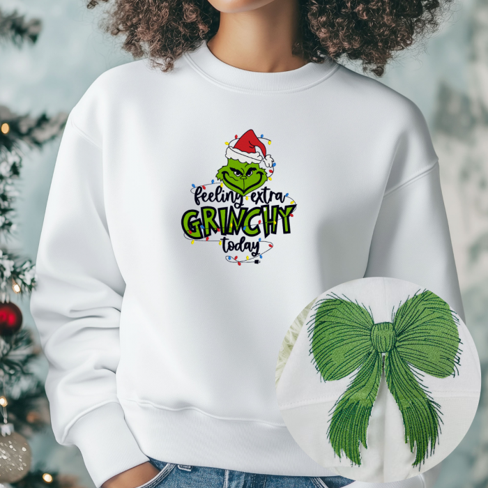 Bluza Stil Unic Grinch Broderi+Print [1]