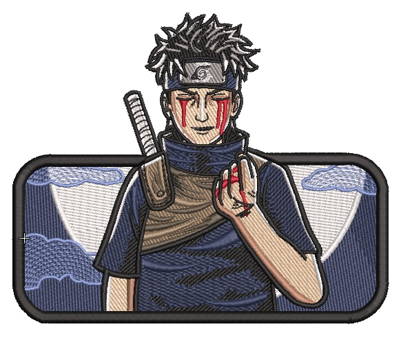 Silent Genjutsu Hanorac Anime Brodat [6]