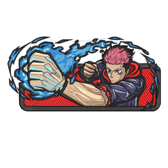 BUILT TO FIGHT – Tricou Anime Brodat [6]