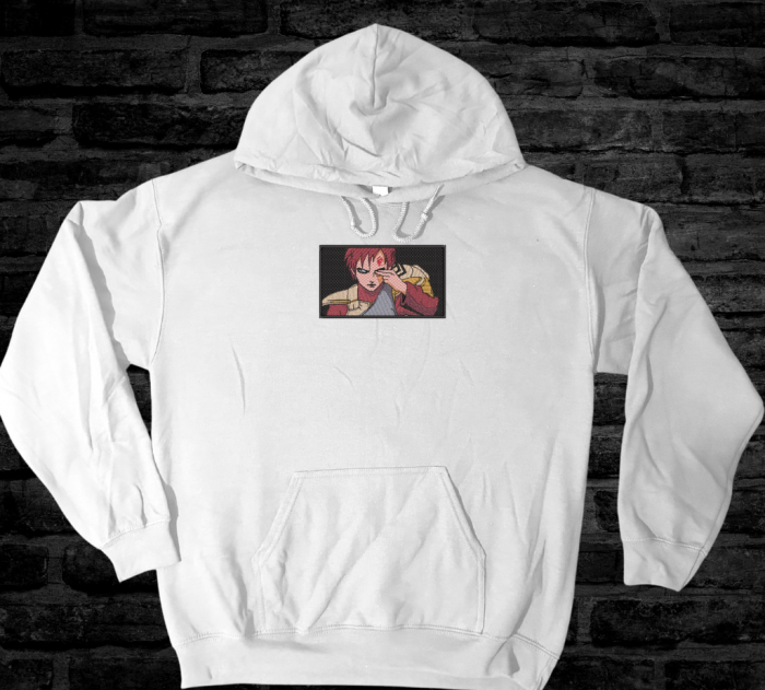 Hanorac Brodat Gaara - Design v2 Premium Naruto [2]