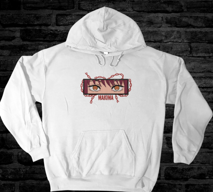 Hanorac Brodat MakimaEyes - Design Premium ChainSawMan [2]