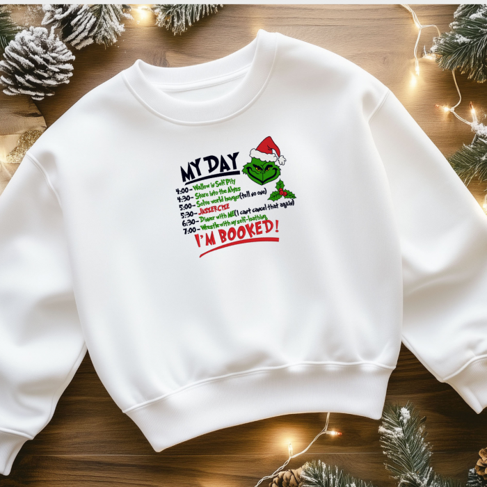 Bluza My Day Grinch Brodat [3]