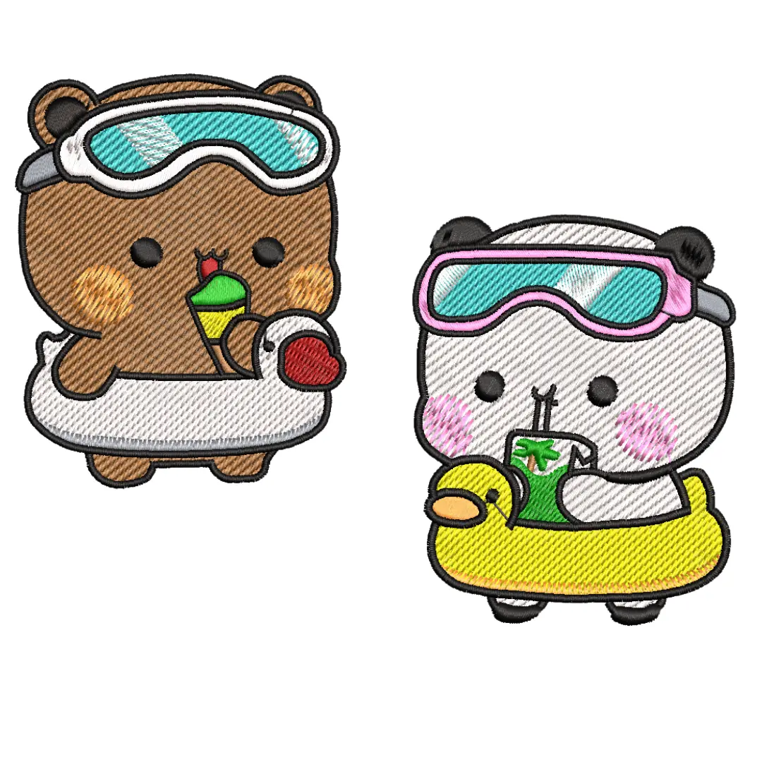 Summer Mode Activated – Set Cuplu Brodat [6]