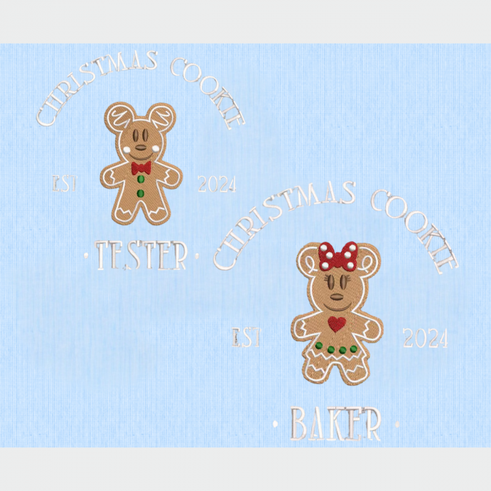Set Bluze Cuplu Cookies Brodat [4]