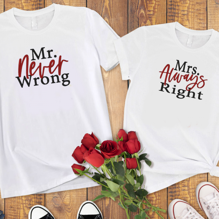 Set Cupluri Brodat Mr. and Mrs.! [1]