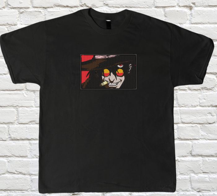 Tricou Brodat AlucardFace - Premium Hellsing [1]