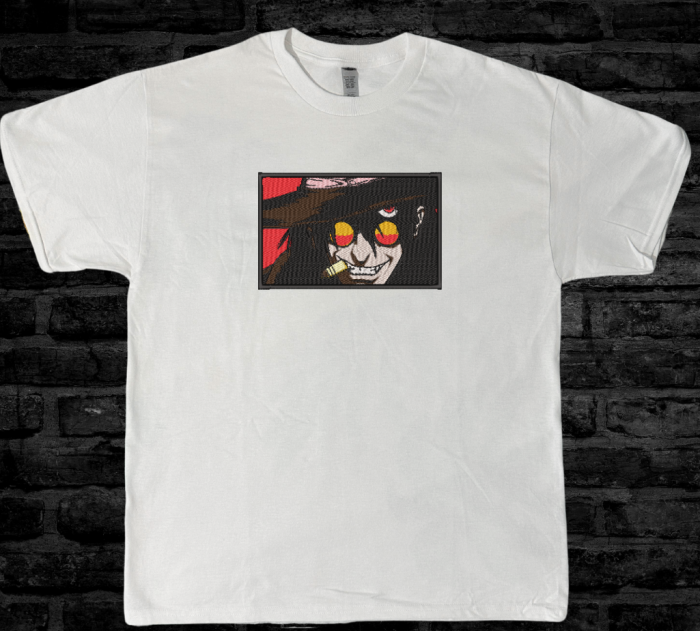 Tricou Brodat AlucardFace - Premium Hellsing [2]