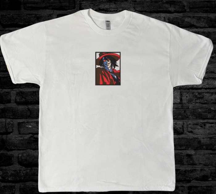 Tricou Brodat AlucardSmile - Premium Hellsing [2]
