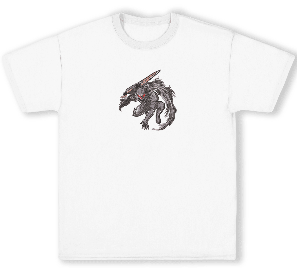 Tricou Brodat Dark Warrior - Design Premium [2]