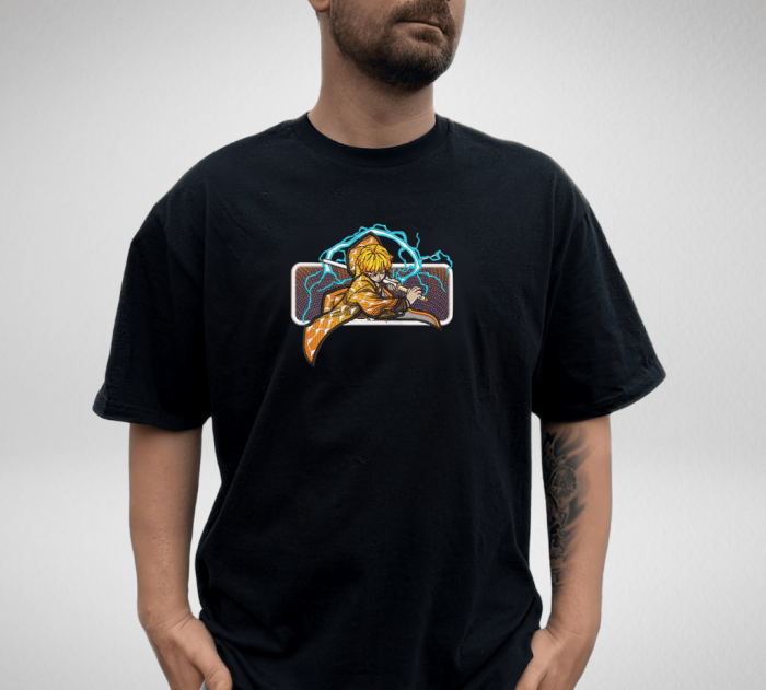 Tricou Brodat Flash & Fear [3]