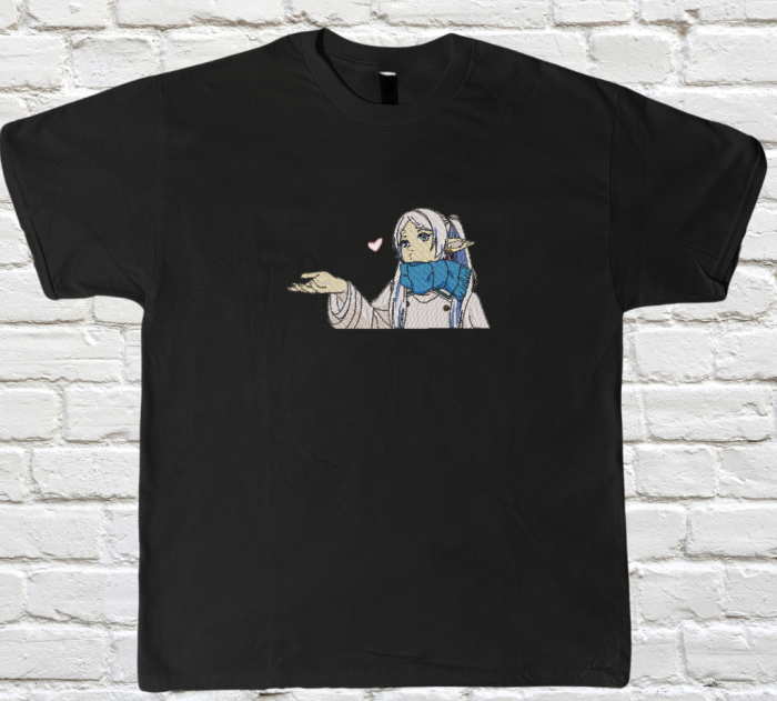 Tricou Brodat FrierenKiss - Premium Beyond Journey's End [1]