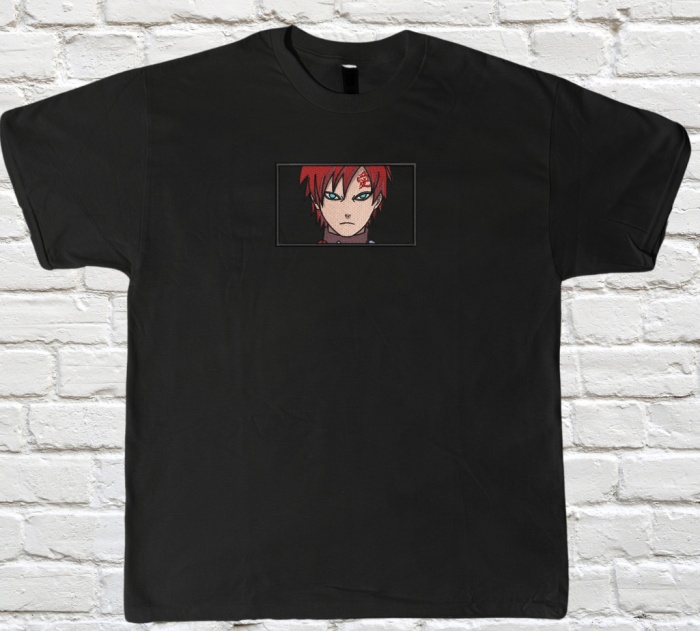 Tricou Brodat Gaara - Design Premium Naruto [1]