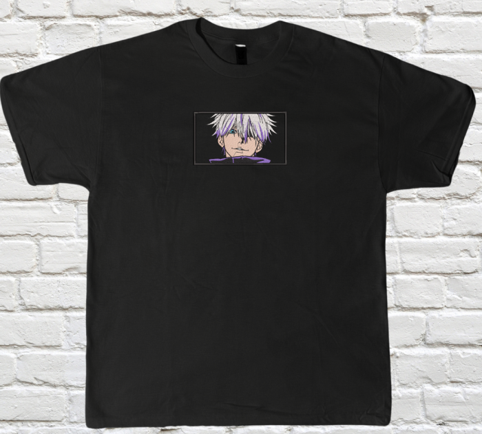 Tricou Brodat Gojo - Design v2 Premium JJk [1]