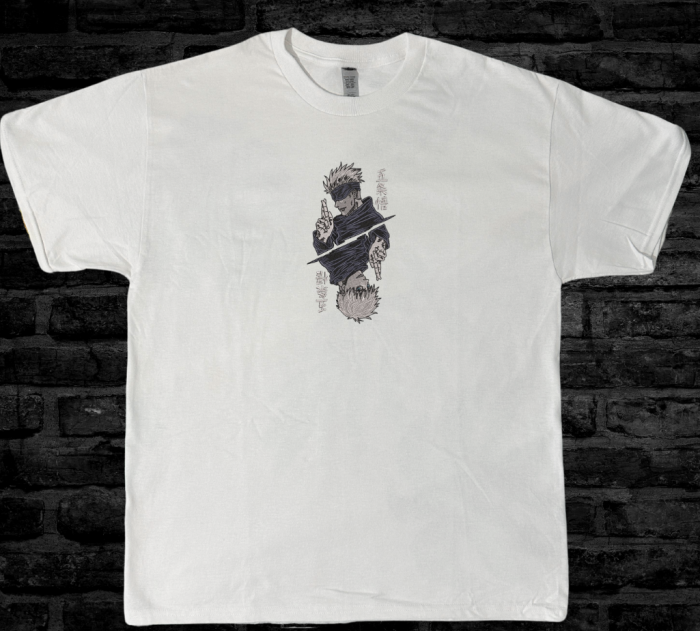 Tricou Brodat Gojo - Design v3 Premium JJk [2]