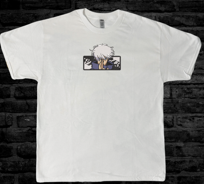 Tricou Brodat GojoHandSign - Premium JujutsuKaisen [2]