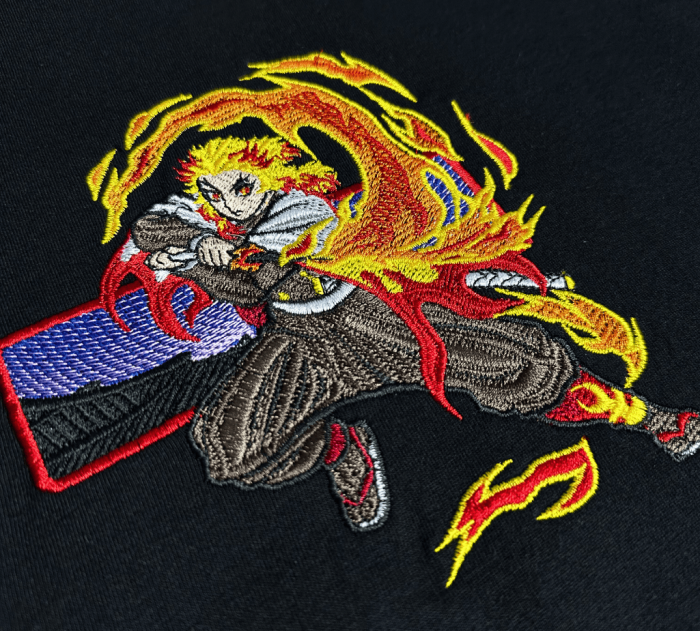 Tricou Brodat - UNWAVERING FLAME [1]