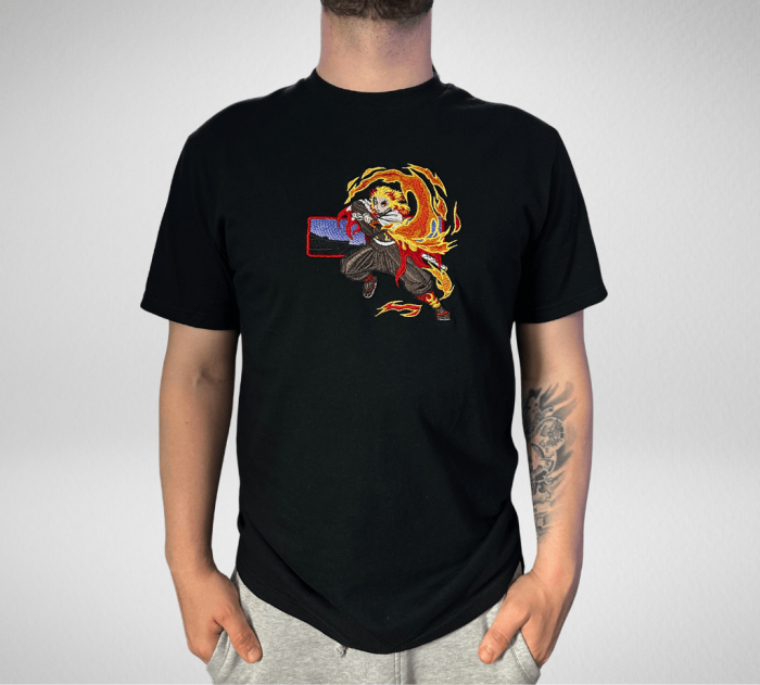 Tricou Brodat - UNWAVERING FLAME [2]