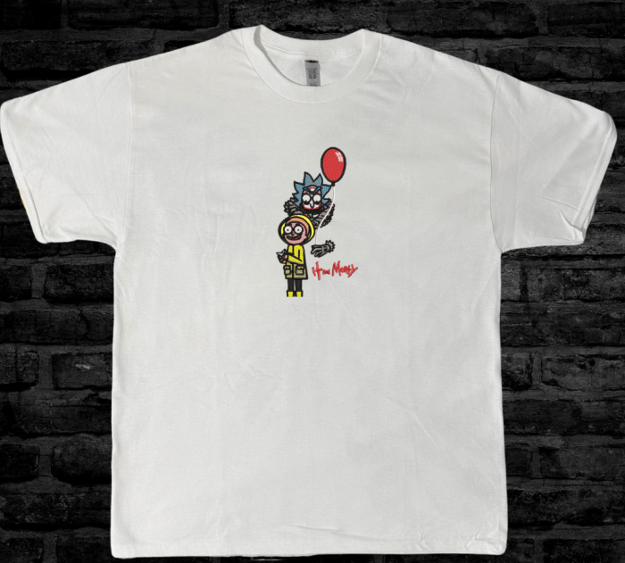 Tricou Brodat It and Morty - Design Premium [2]