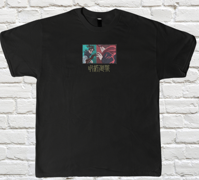 Tricou Brodat Itadori vs Choso - Premium [1]