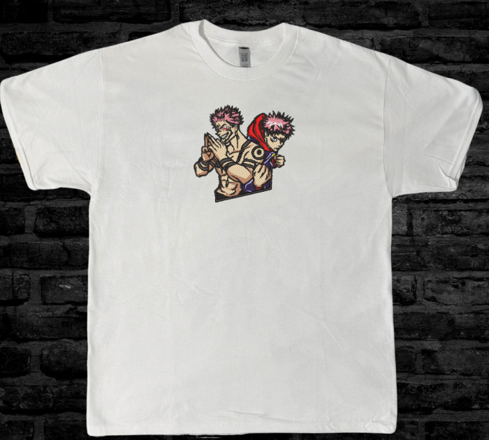 Tricou Brodat Itadori vs Sukuna - Premium Jujutsu Kaisen [2]
