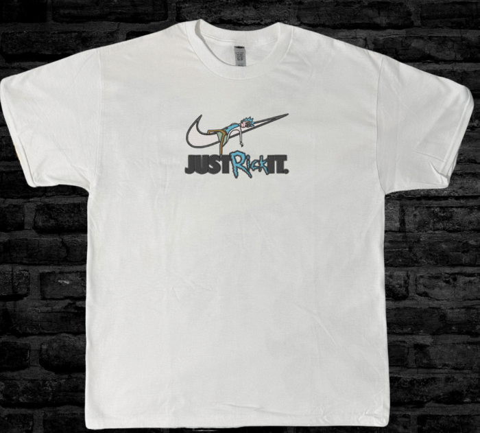 Tricou Brodat JustRickIt - Design Premium [2]