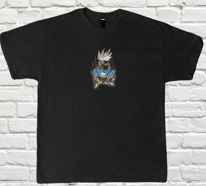Tricou Brodat Kakashi - Design v2 Premium Naruto [1]