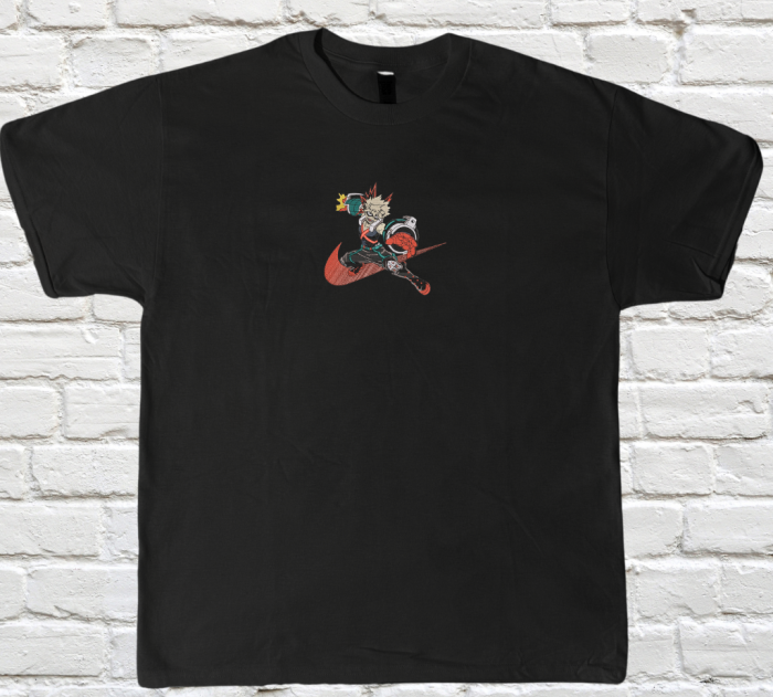 Tricou Brodat Katsuki - Design Premium MyHeroAcademia [1]