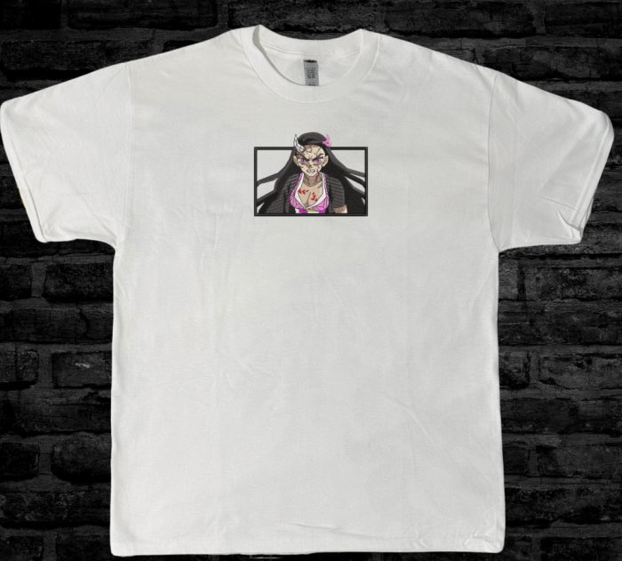 Tricou Brodat Nezuko - Design Premium DemonSlayer [2]