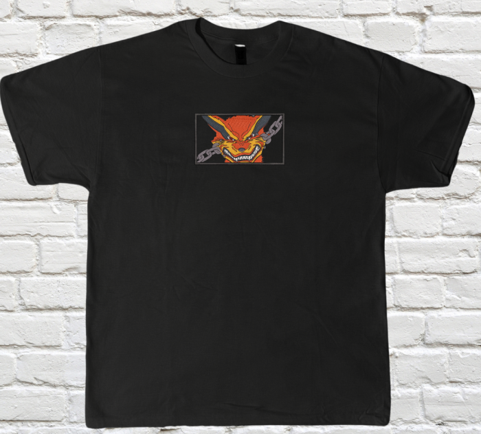 Tricou Brodat Kurama - Design Premium Naruto [1]