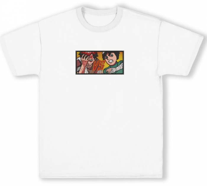 Tricou Brodat Lee Vs Gaara - Premium Naruto [2]