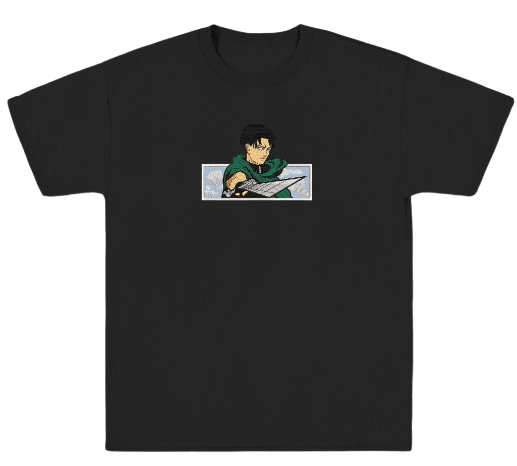 Tricou Brodat Levi Ackerman - Premium [1]